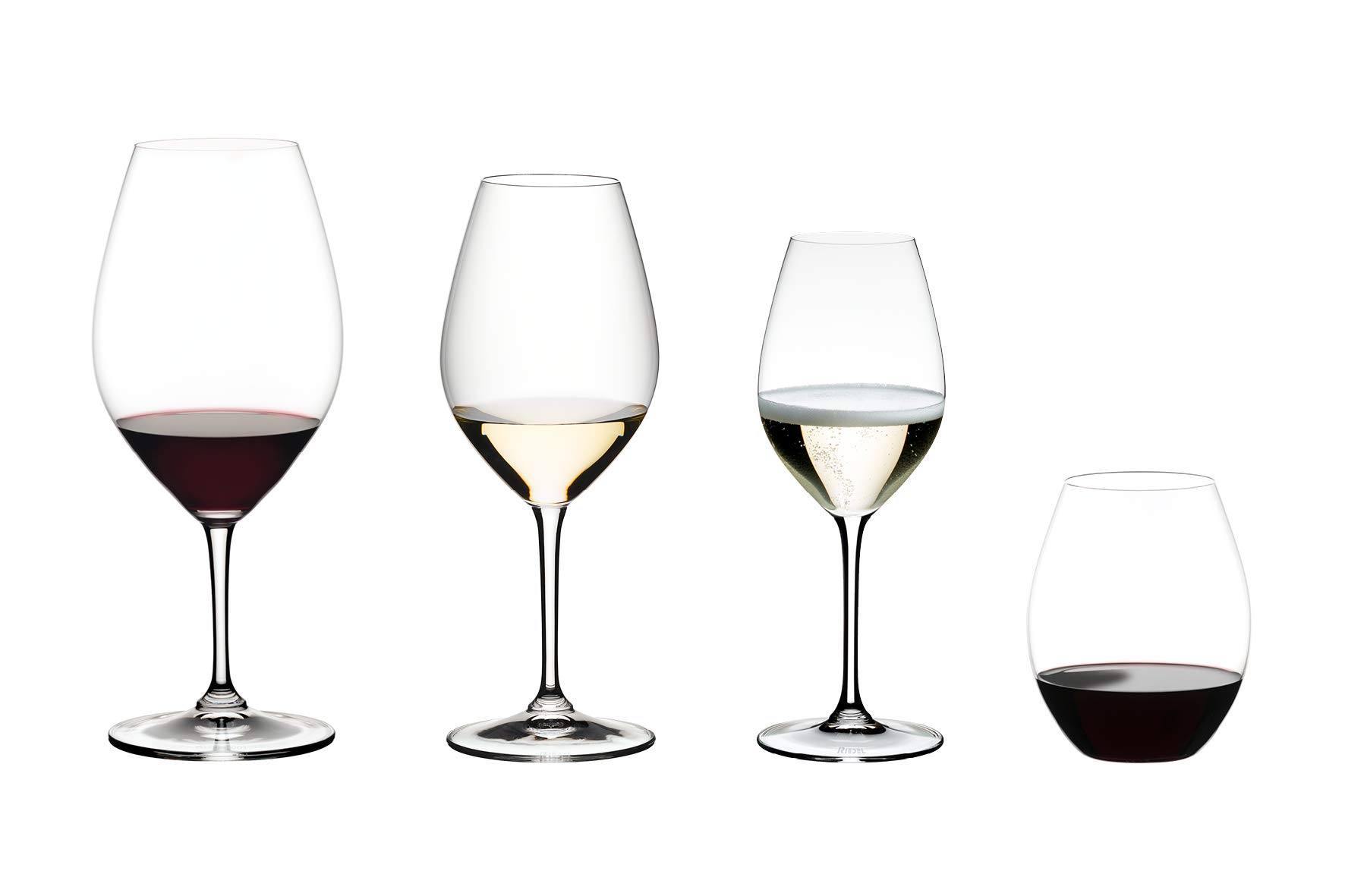 Riedel 004 Crystal Tumbler Set of 4 - Premium Whiskey Glasses for Scotch, Bourbon & Cocktails - Elegant Barware for Home Entertaining & Gifts