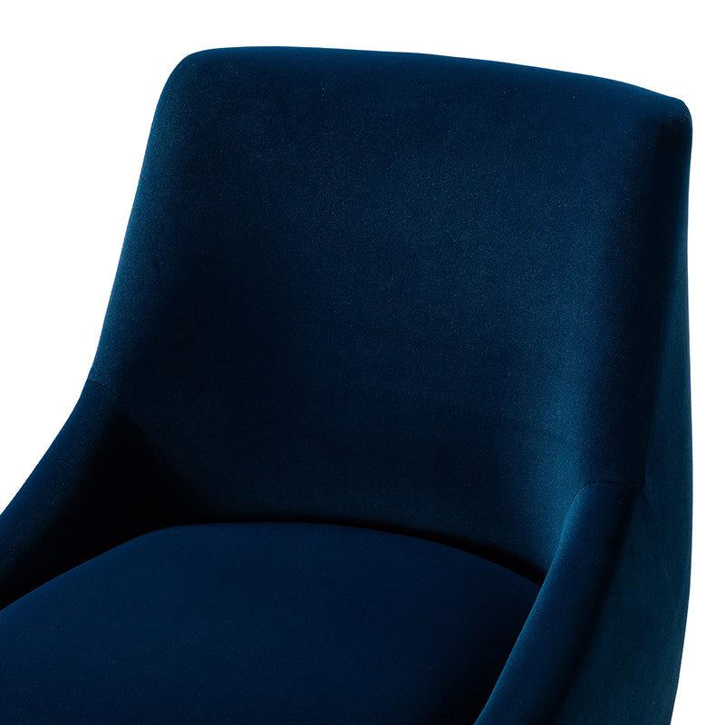 Luxury Holly Velvet Office Chair - Ergonomic Desk Chair with Adjustable Height for Home & Office Workspace - Perfect for Remote Work, Gaming & Study