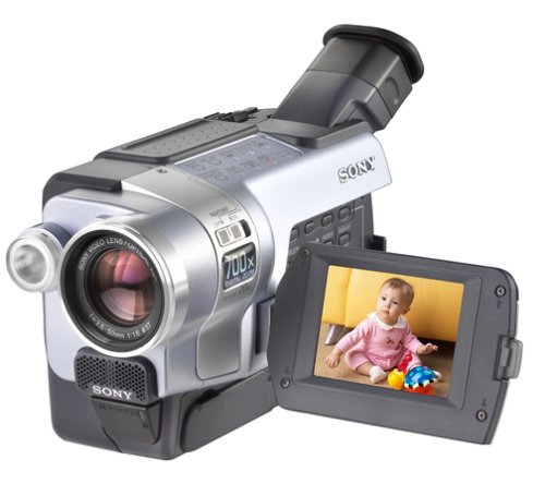 Sony DCR-TRV350 Digital8 Camcorder - Renewed Hi8 Video Camera with Handycam Player | Perfect for Home Videos, Travel Vlogging & Vintage Film Conversion