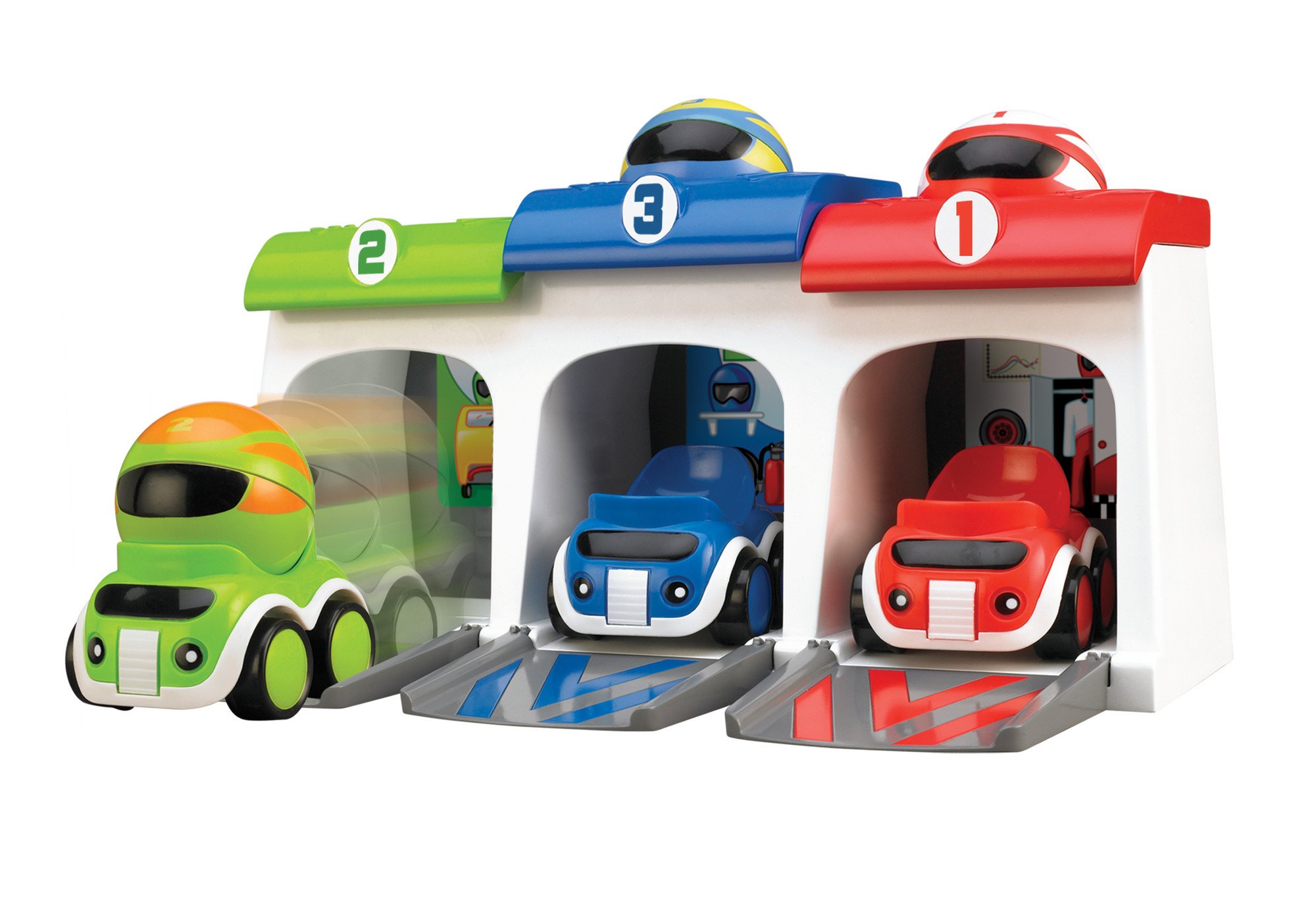 TOMY Toomies Wacky Racers Toy Car Set - 6 Piece Race Track Playset for Kids Ages 3+ | Fun Interactive Toy Cars with Loops & Ramps | Perfect for Birthday Gifts & Indoor Playtime
