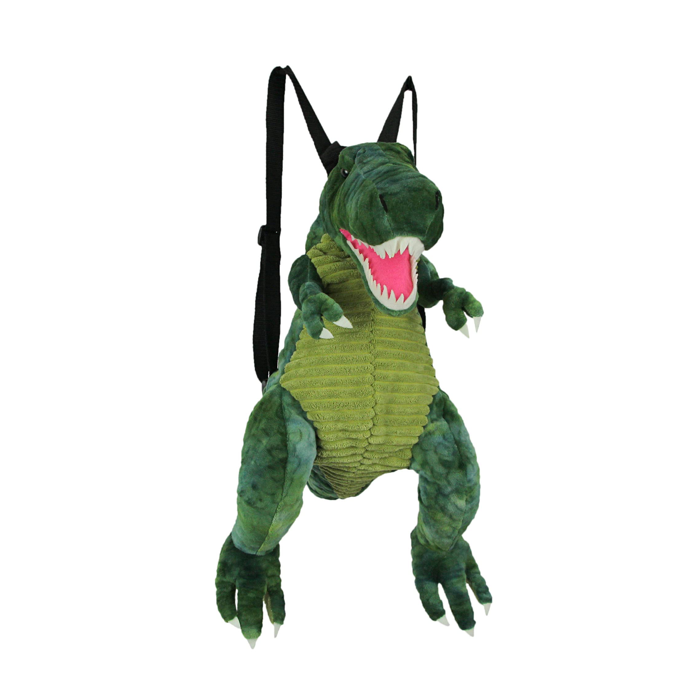 Adorable Green Dinosaur Plush Backpack - Cute Mini T-Rex Stuffed Animal Shoulder Bag for Kids & Adults | Perfect for School, Travel, Cosplay & Dinosaur Lovers Gift