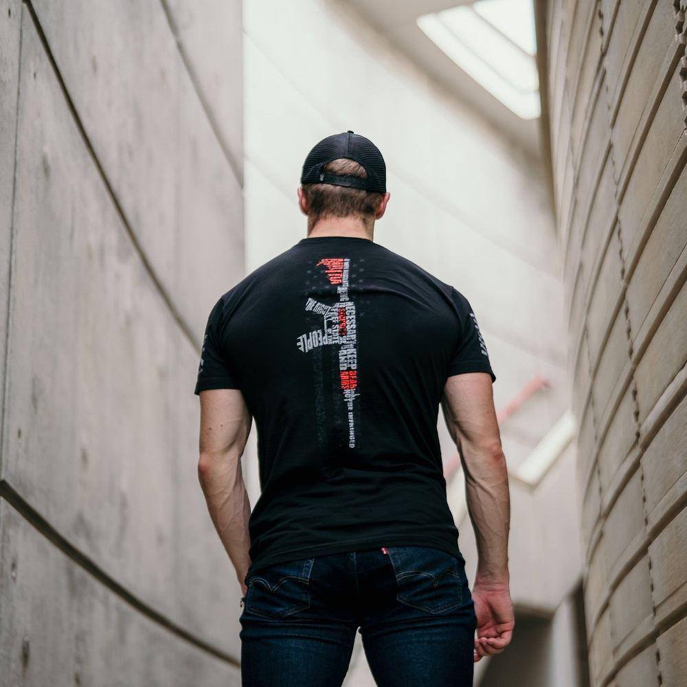 2nd Amendment Patriotic T-Shirt for Men & Women - Black - Perfect for Gun Rights Supporters & Political Rallies