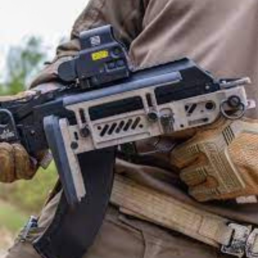 ZenitCo PT-5 Folding Stock - Adjustable Telescopic Rifle Stock for AK & AR Platforms | Perfect for Tactical, Hunting & Competitive Shooting