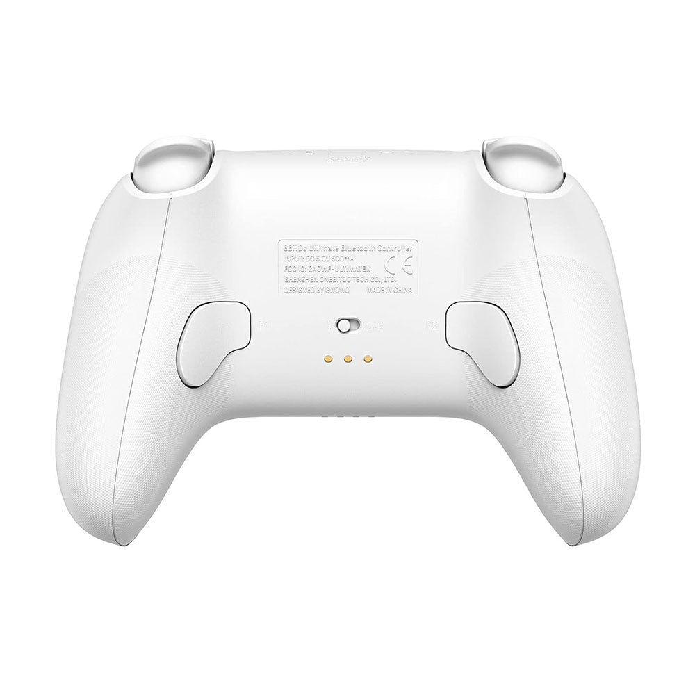 8Bitdo Ultimate Bluetooth Controller with Charging Dock - Wireless Pro Gamepad with Hall Effect Joystick for Nintendo Switch, PC Windows & Steam Deck | Ergonomic Design for Long Gaming Sessions (White)