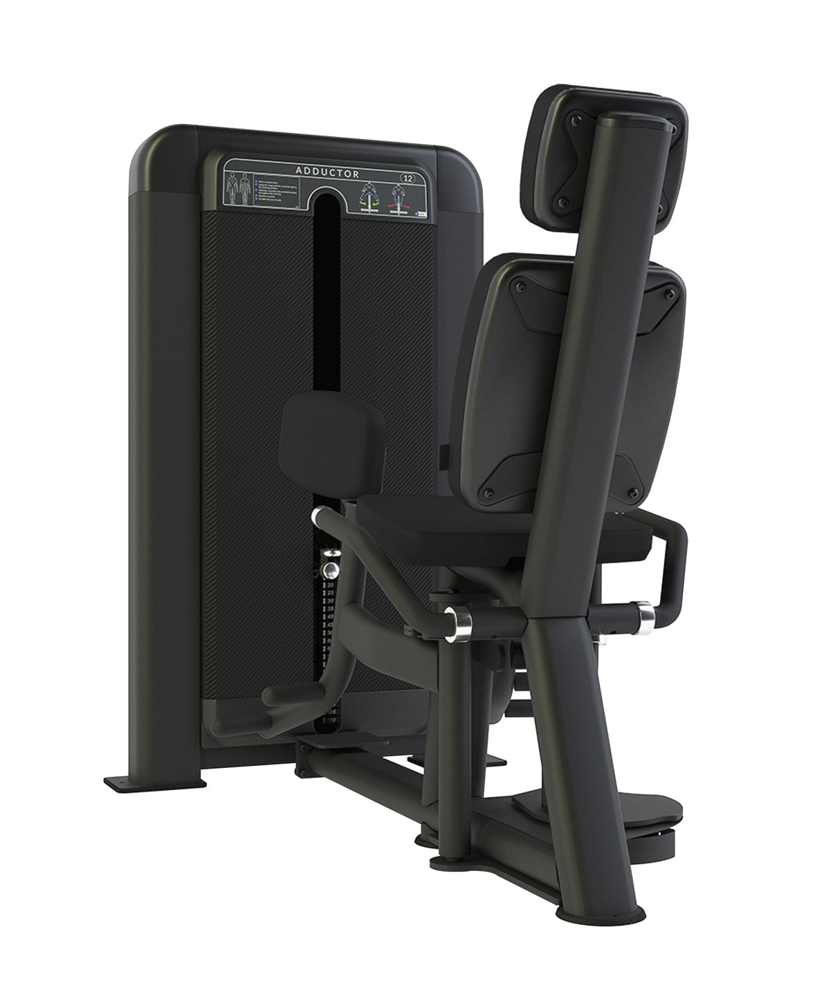 Club Line Adductor Machine (Independent Leg) - Weight Stack Tower for Home & Gym Strength Training - Perfect for Leg Workouts, Hip Exercises, and Lower Body Toning