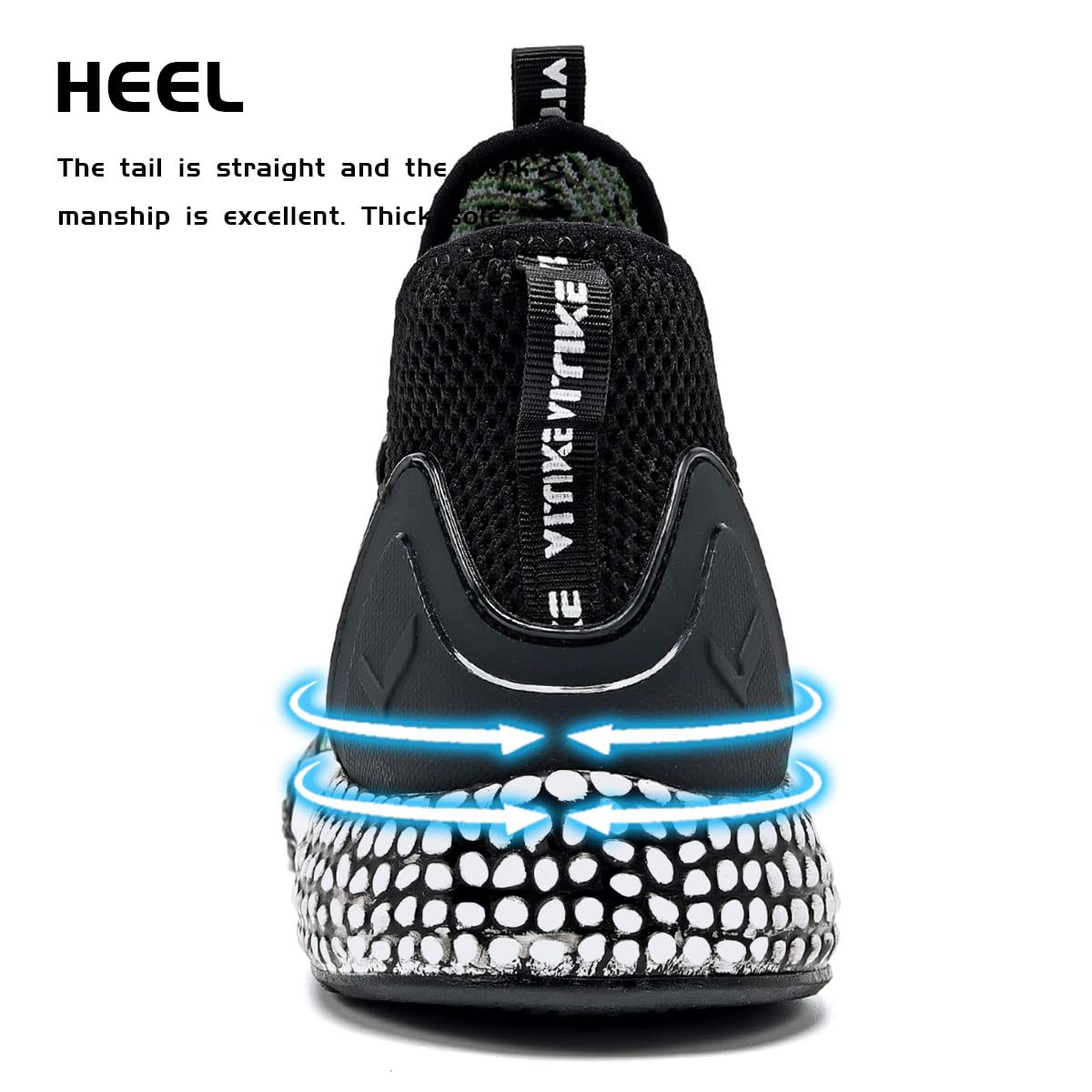 WETIKE Men's/Women's Breathable Mesh Slip-On Running Shoes - Lightweight Athletic Sneakers for Jogging, Gym Workouts & Casual Wear