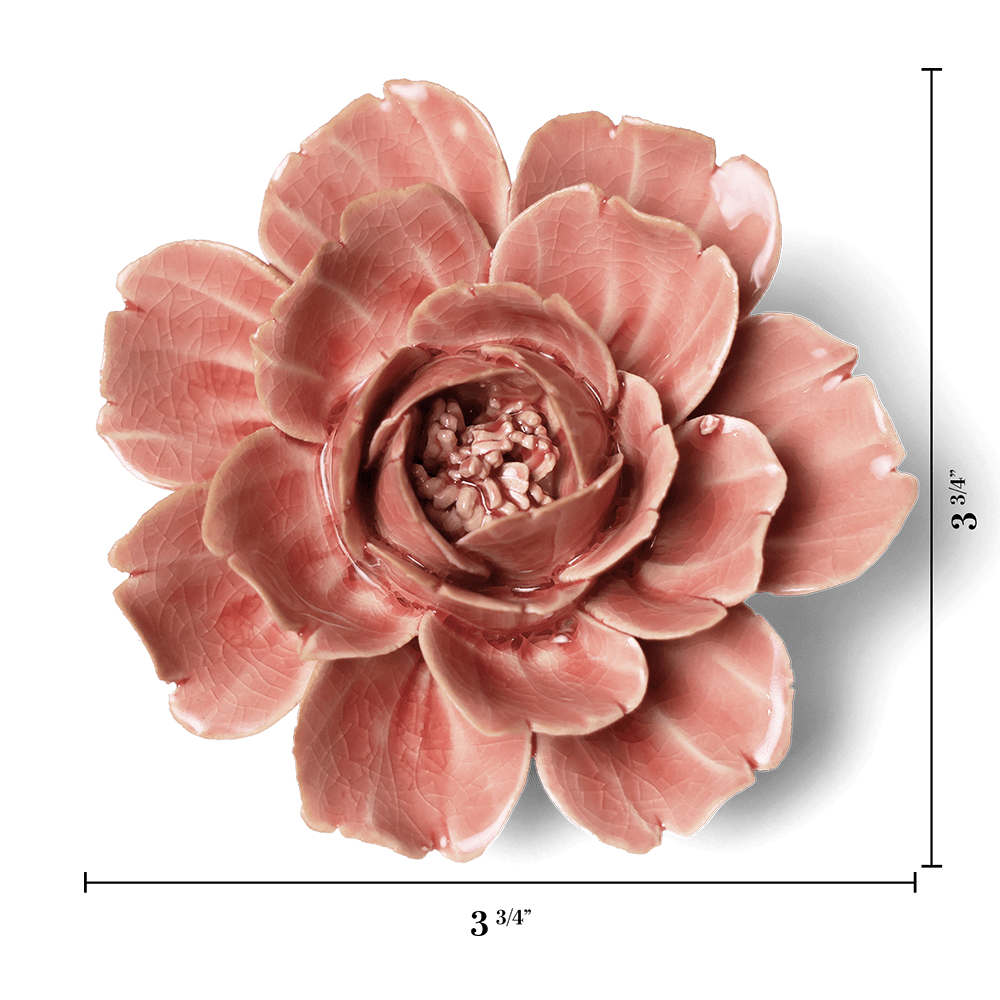 Ceramic Flowers Amsterdam Set - Handmade Dutch Floral Decor for Home, Garden & Wedding Centerpieces | Perfect for Table Decorations, Gift Ideas & Interior Design
