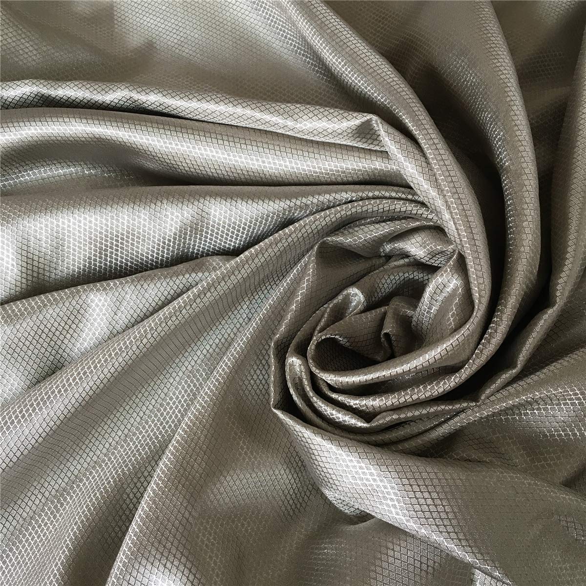 EMF/RFID/EMI/RF Blocking Fabric - Nano Silver Fiber Shielding Material (80x59 inches) | Washable, Soft & Body-Safe | Ideal for Radiation Protection, Privacy Curtains, Wallet Linings & Smartphone Shielding