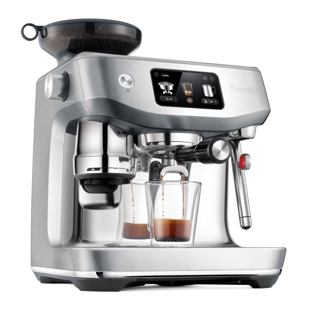 Breville Oracle Jet Espresso Machine with Automatic Milk Frother - Stainless Steel (BES985BSS) | Professional Coffee Maker for Home Baristas & Coffee Lovers | Perfect for Kitchens, Offices & Cafés