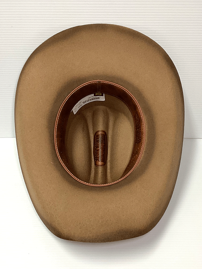 Resistol RWDRTR JA41P5 Jason Aldean Felt Cowboy Hat - Dirt Road Pecan Color for Men | Western Style, Country Music Concerts & Outdoor Adventures