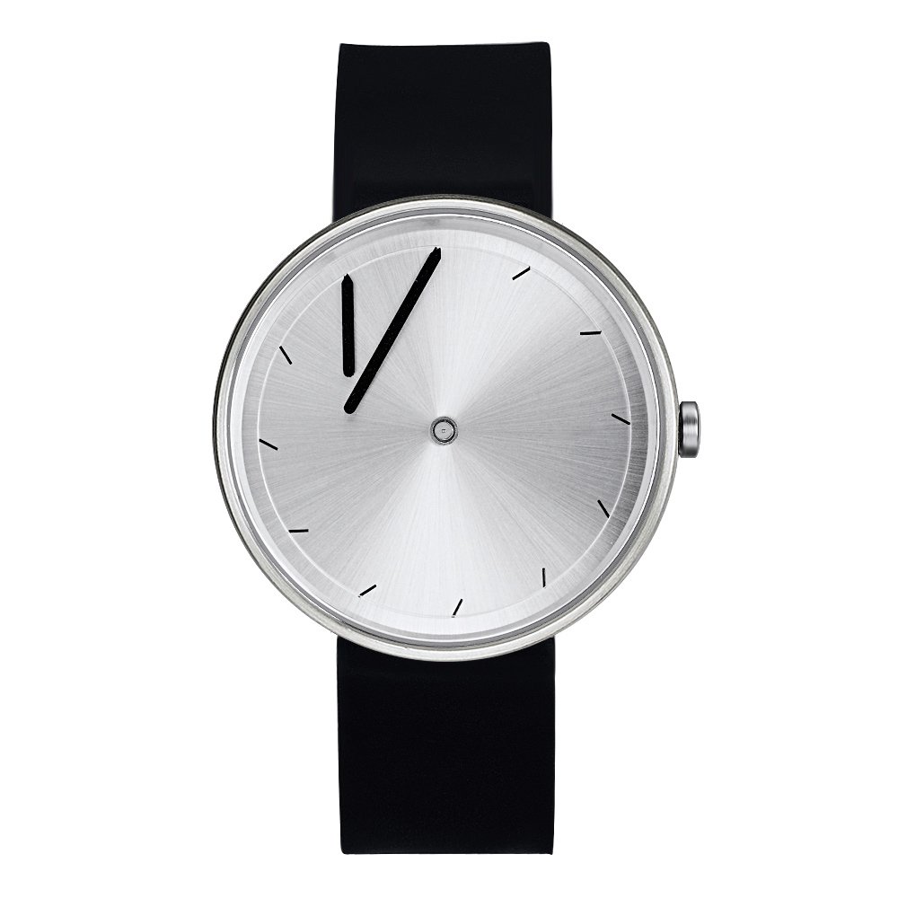 Johannes Lindner 7320G Twirler Steel Unisex Watch - Durable Silicon Strap for Men & Women | Perfect for Everyday Wear, Office & Outdoor Activities