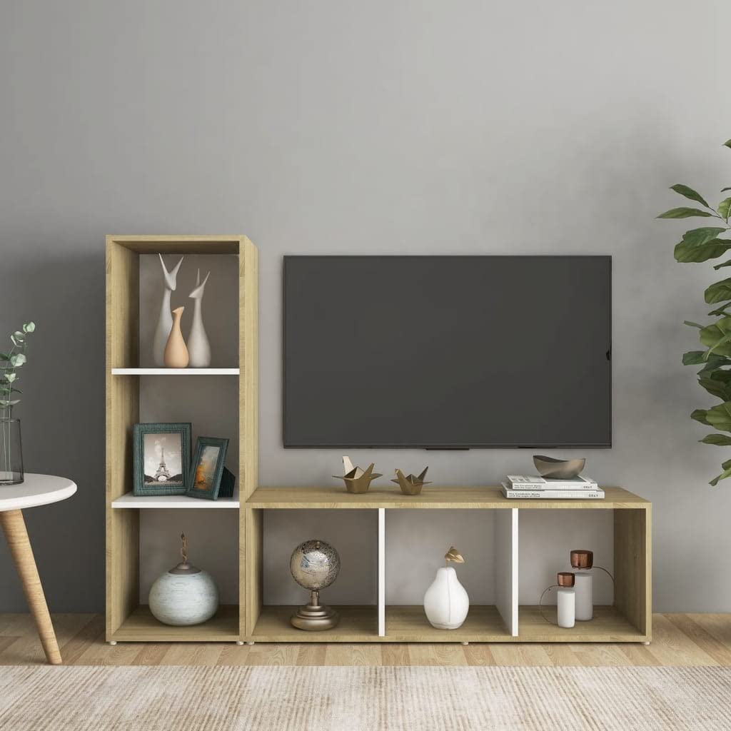 Modern TV Stand with Wall Mount - 42.1