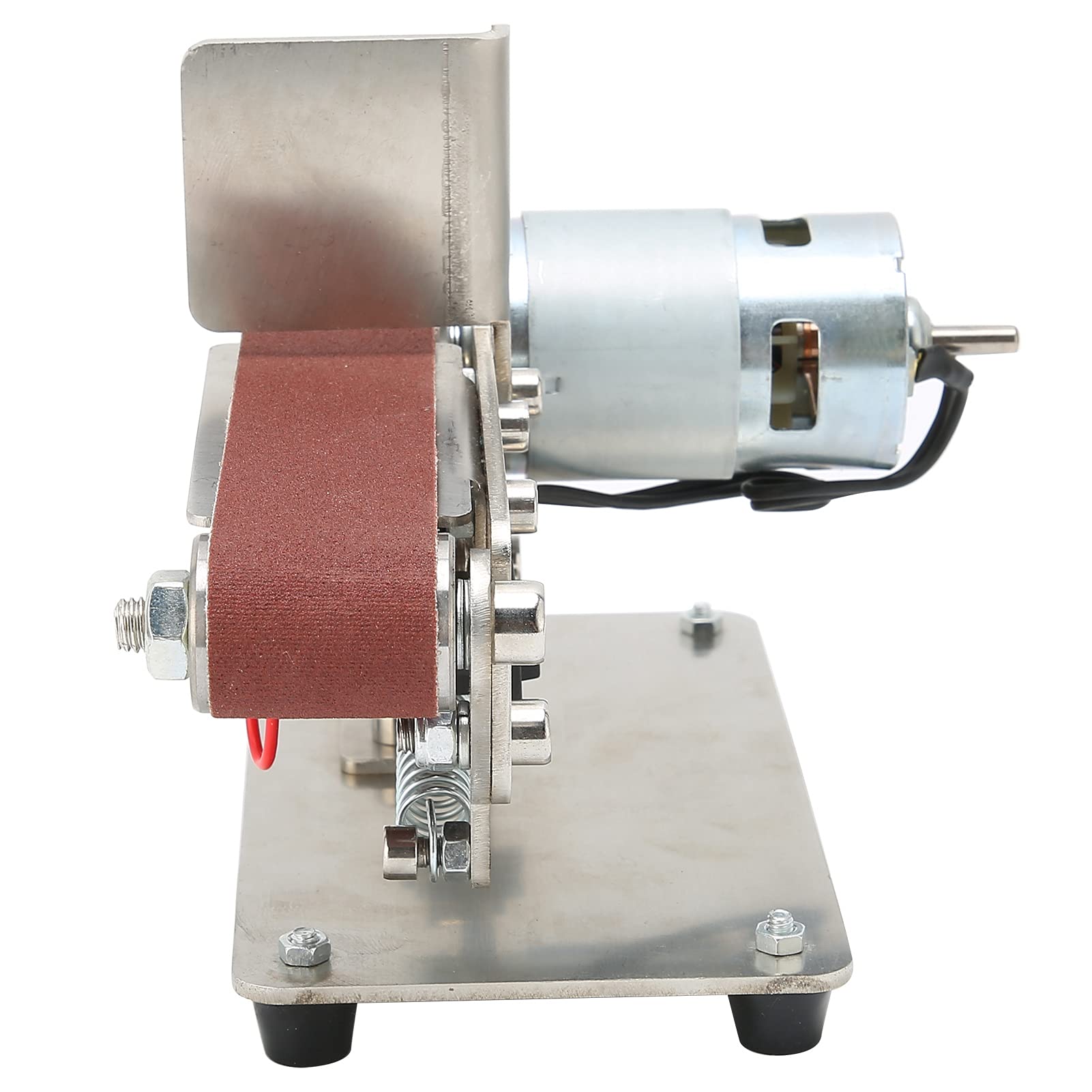 9000 RPM Electric Mini Polisher & Belt Sander - 110-240V AC Motor (100W/775) for DIY Woodworking, Metal Polishing & Automotive Detailing