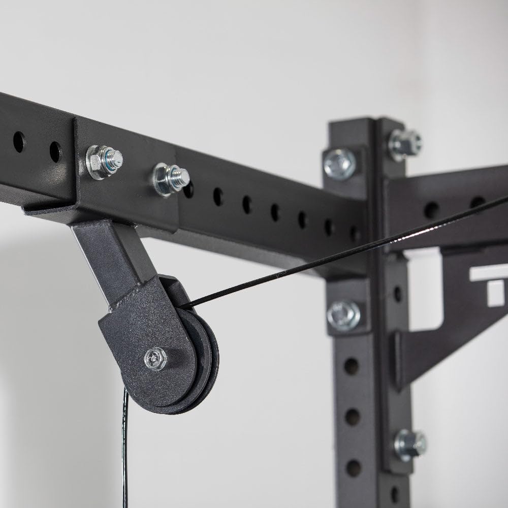 Titan Fitness T-3 Series Rack-Mounted Pulley System - Heavy Duty Home Gym Equipment for Strength Training & Cable Exercises | Perfect for CrossFit, Weightlifting & Functional Fitness Workouts