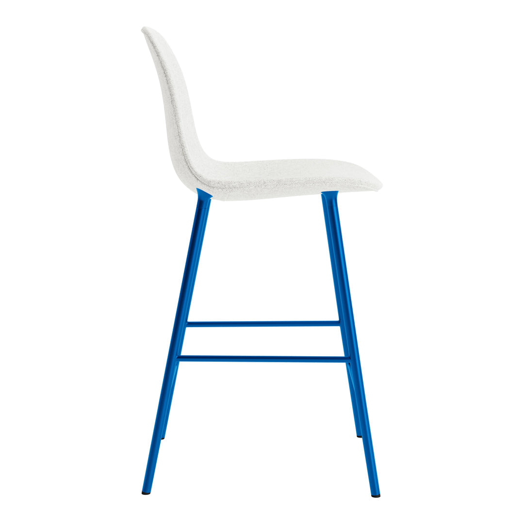 Premium Fully Upholstered Form Counter Chair - Stylish Bar Stool for Kitchen Island, Breakfast Nook & Home Bar Seating