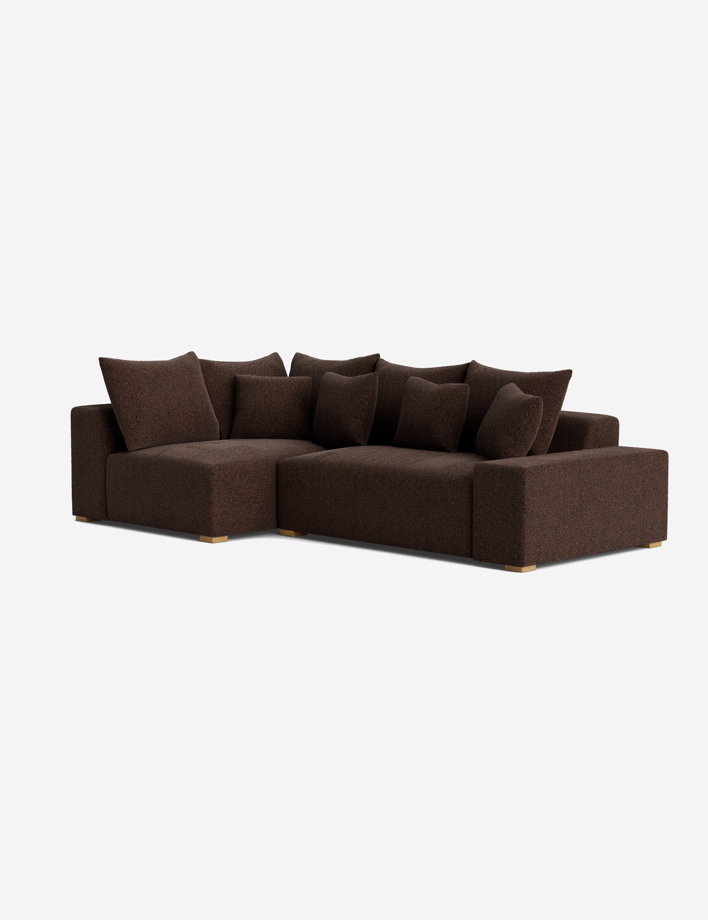 Modern Clayton Sectional Sofa - Comfortable L-Shaped Couch for Living Room, Family Room & Home Theater | Durable Upholstery & Stylish Design