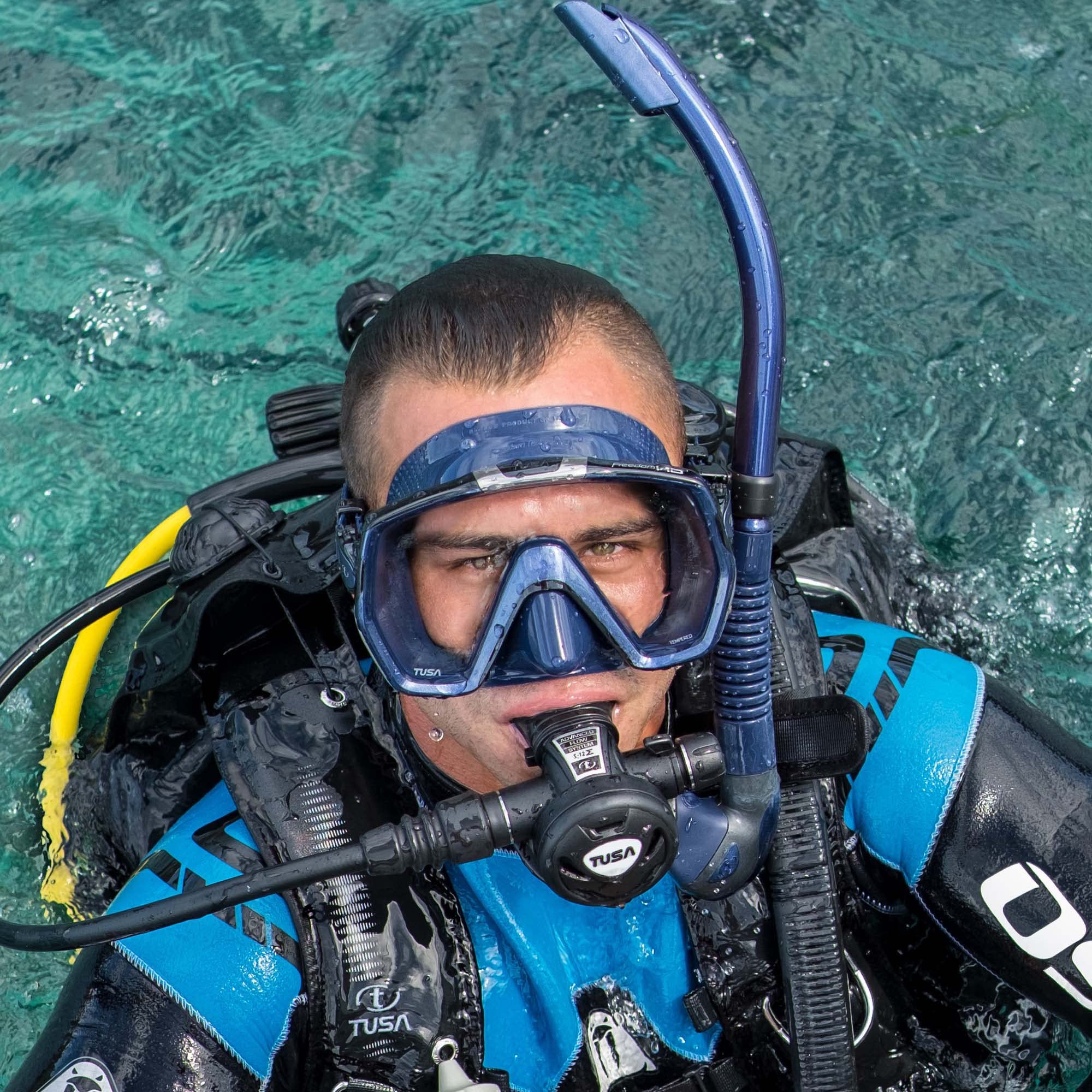 TUSA M-1001 Freedom HD Scuba Diving Mask - Premium Snorkeling & Scuba Gear for Clear Underwater Vision | Perfect for Ocean Adventures, Coral Reef Exploration & Water Sports
