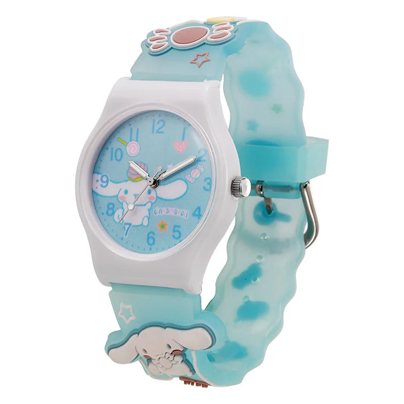 Sanrio Hello Kitty Anime Wrist Watch for Women & Girls - Cute Pink Digital Watch with Adjustable Band, Perfect for School, Work, and Everyday Fashion Accessory