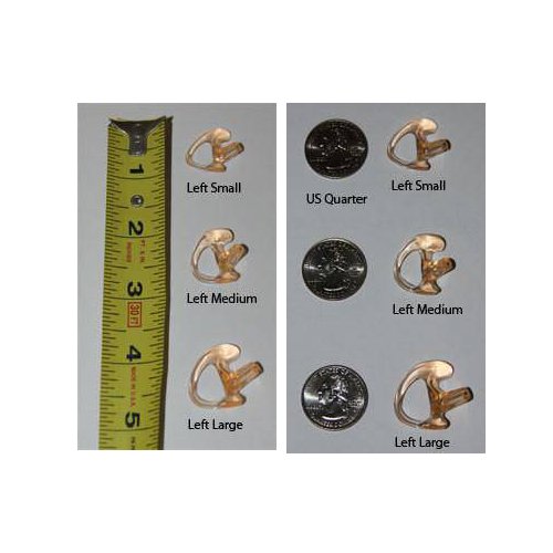 Customizable Open Ear Inserts for Hearing Aids - Comfortable & Flexible Semi-Custom Ear Molds - Perfect for Sports, Work, and Daily Use