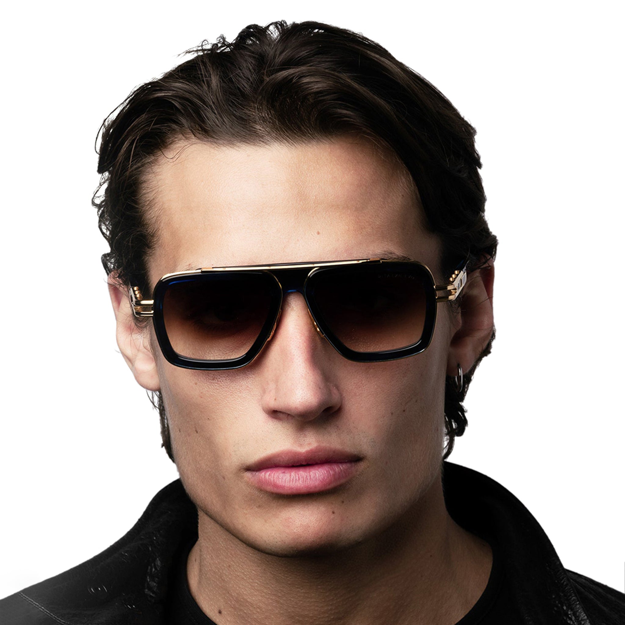 Dita LXN EVO DTS403 A 01 Black Yellow Gold Sunglasses - Premium Luxury Sunglasses for Men & Women - Perfect for Outdoor Activities, Driving & Fashion Statement