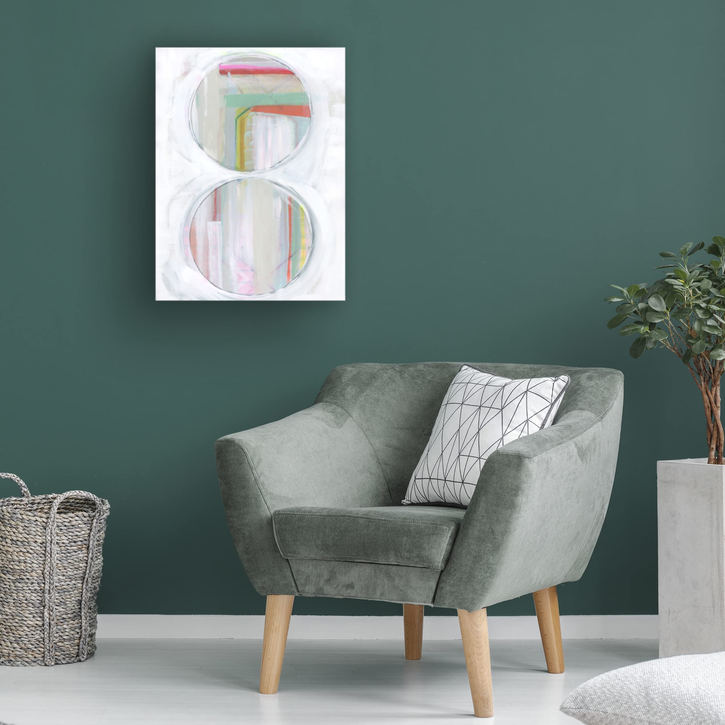 Bellissimo Art 'Art in Whites V' Canvas Wall Art - 35x47 Inches, Modern Home Decor for Living Room, Bedroom & Office | Trademark Fine Art Collection