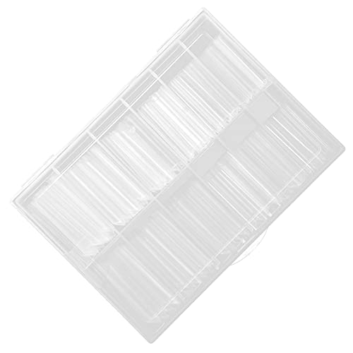 240Pcs Long False Nails - Clear ABS Nail Tips in 12 Sizes | Durable, Lightweight & Portable for Nail Extension, Phototherapy & Nail Art Practice | Perfect for Salon, Home Use & Professional Nail Learning
