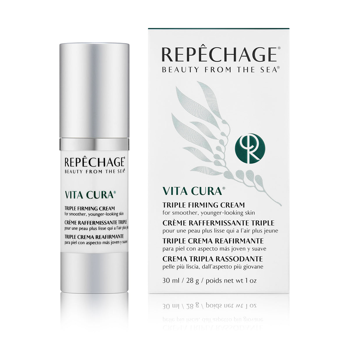 Vita Cura® Triple Firming Face Cream - 1 oz Anti-Aging Moisturizer for Wrinkles & Fine Lines - Day & Night Hydrating Cream for Women & Men - Perfect for Dry, Sensitive & Mature Skin