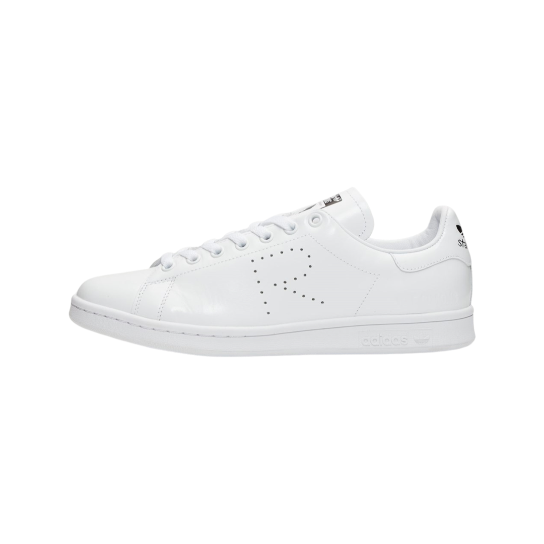 Raf Simons x Stan Smith White Leather Sneakers - Men's Fashion Shoes for Casual & Streetwear Outfits