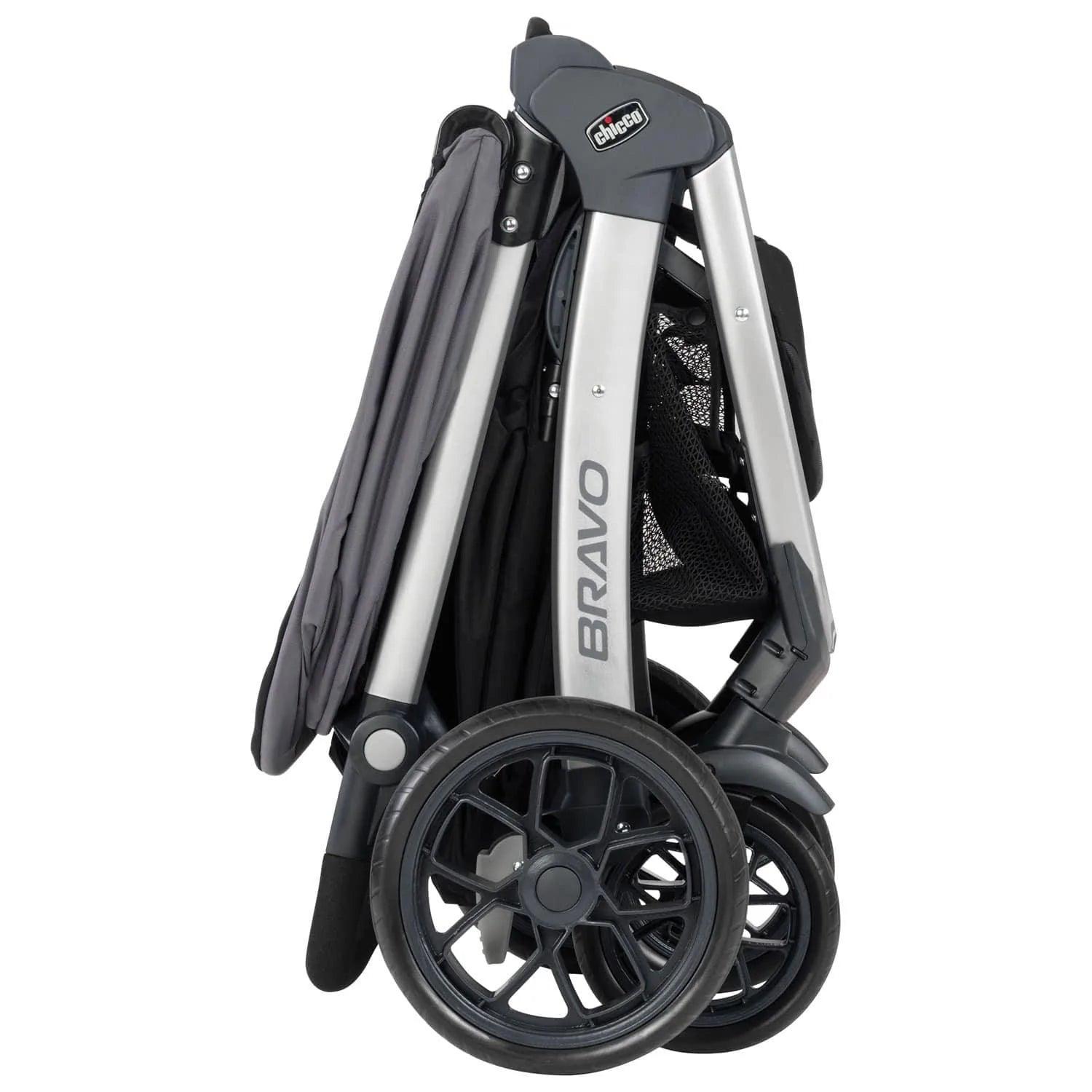 Chicco Bravo Trio 3-in-1 Travel System Stroller with Car Seat & Base - Brooklyn Design | Perfect for Newborns, Infants & Toddlers | Ideal for Shopping, Travel & Daily Outings