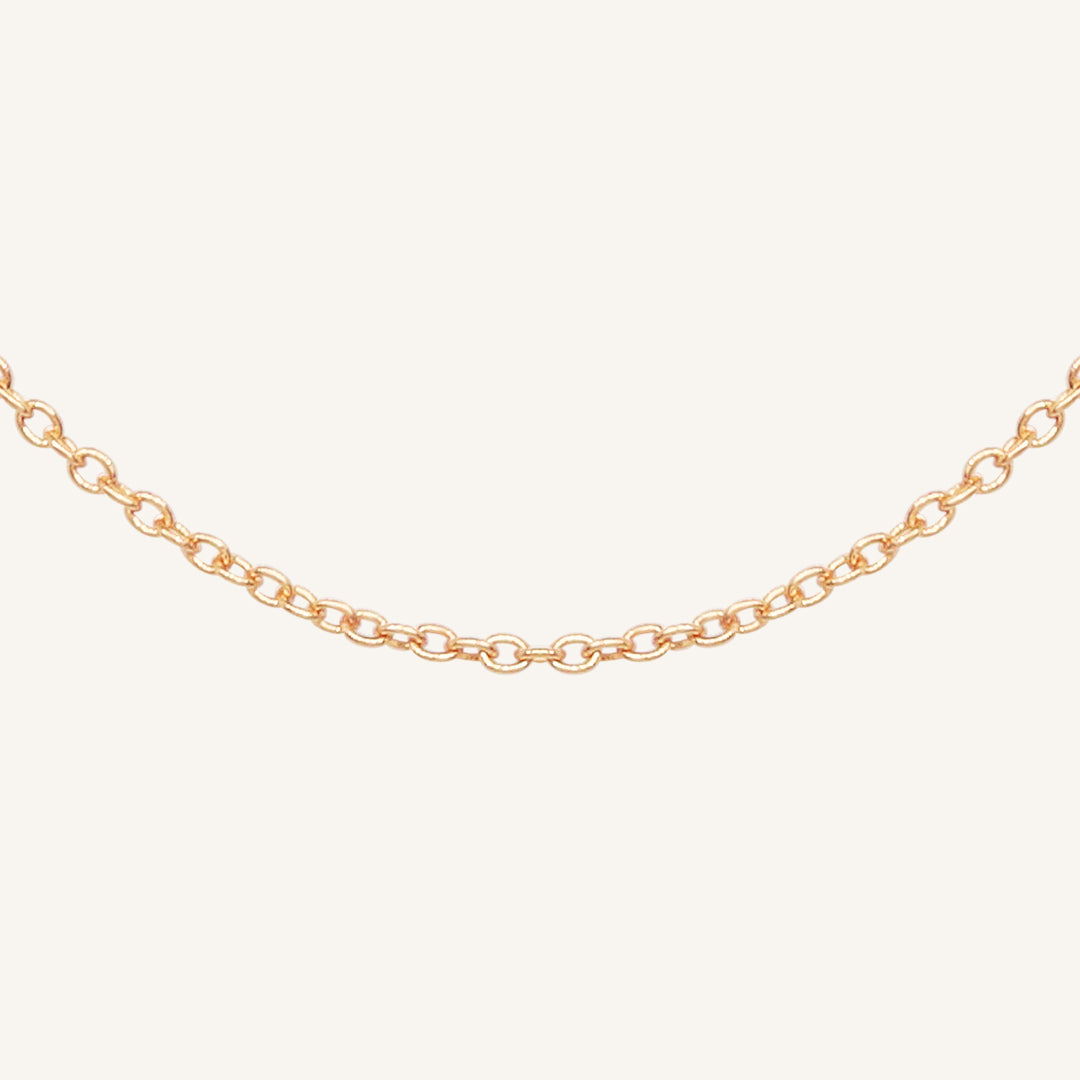50cm Franc Create Chain - Elegant Gold Plated Necklace for Women, Perfect for Parties, Weddings & Everyday Wear