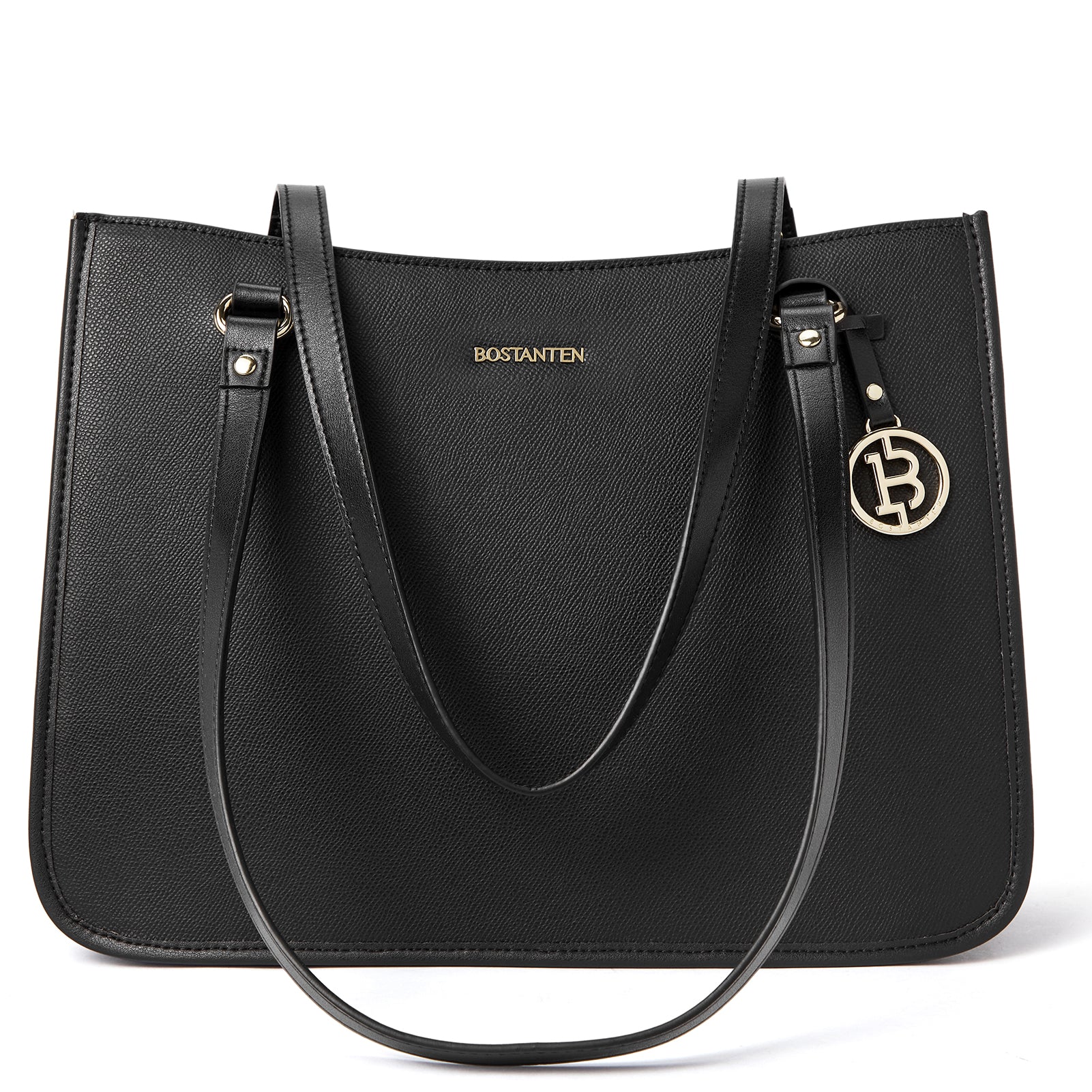 BOSTANTEN Genuine Leather Handbags for Women - Stylish Designer Tote Bag with Top Handle, Satchel Purse & Shoulder Bag - Perfect for Work, Travel & Everyday Use