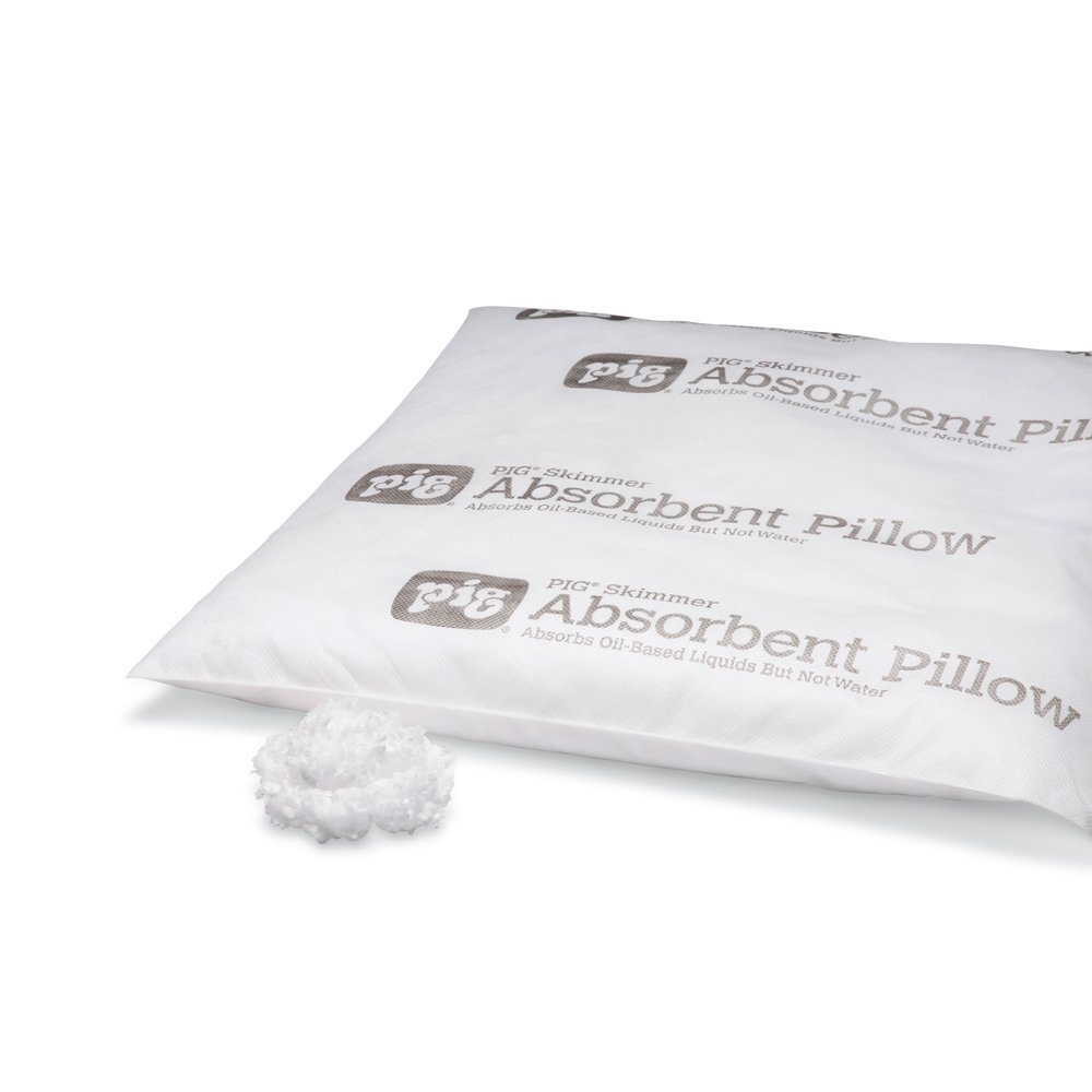 Oil Absorbent Pillows for Spills - PIG Skimmer Oil-Only Absorbent Pads | 1 Gallon Capacity | 17