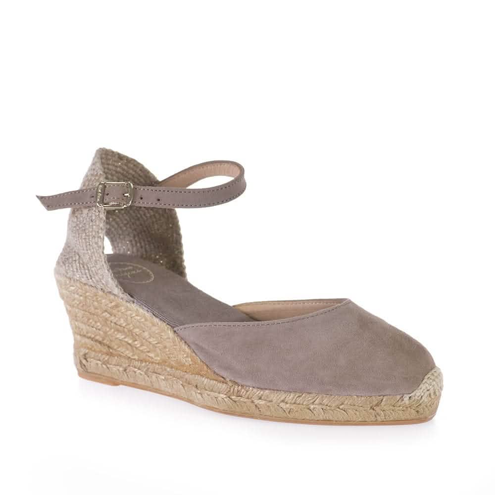 Lloret 5 Women's Suede Leather Wedge Espadrilles - Comfortable Casual Shoes for Summer Outings & Beach Vacations
