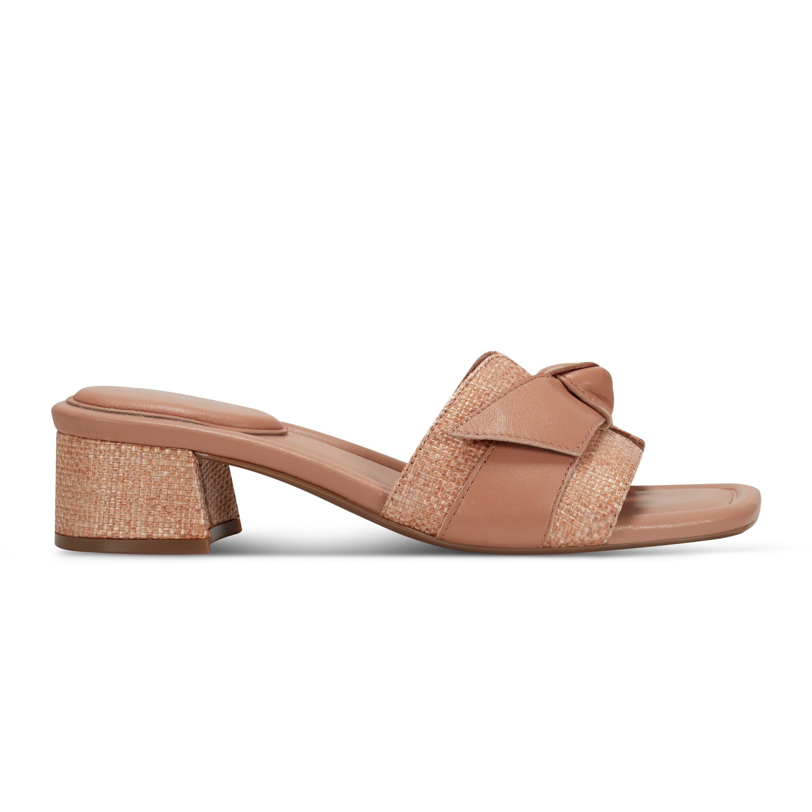 Women's Carsie Block Heel Square Toe Slip-On Sandals - Comfortable Summer Shoes for Casual Outings, Beach Vacations & Date Nights