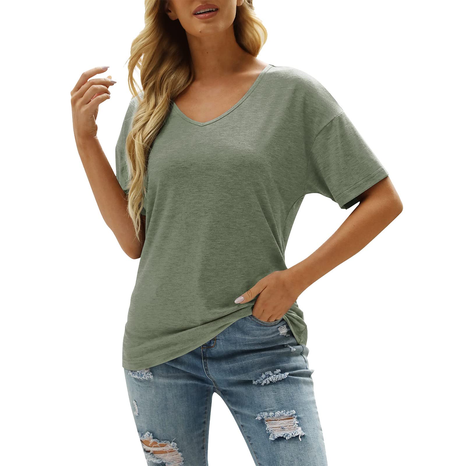 Women's Long Sleeve White T-Shirt with Letter Print - Casual Round Neck Blouse & Tunic Top for Everyday Wear, Work & Outfits