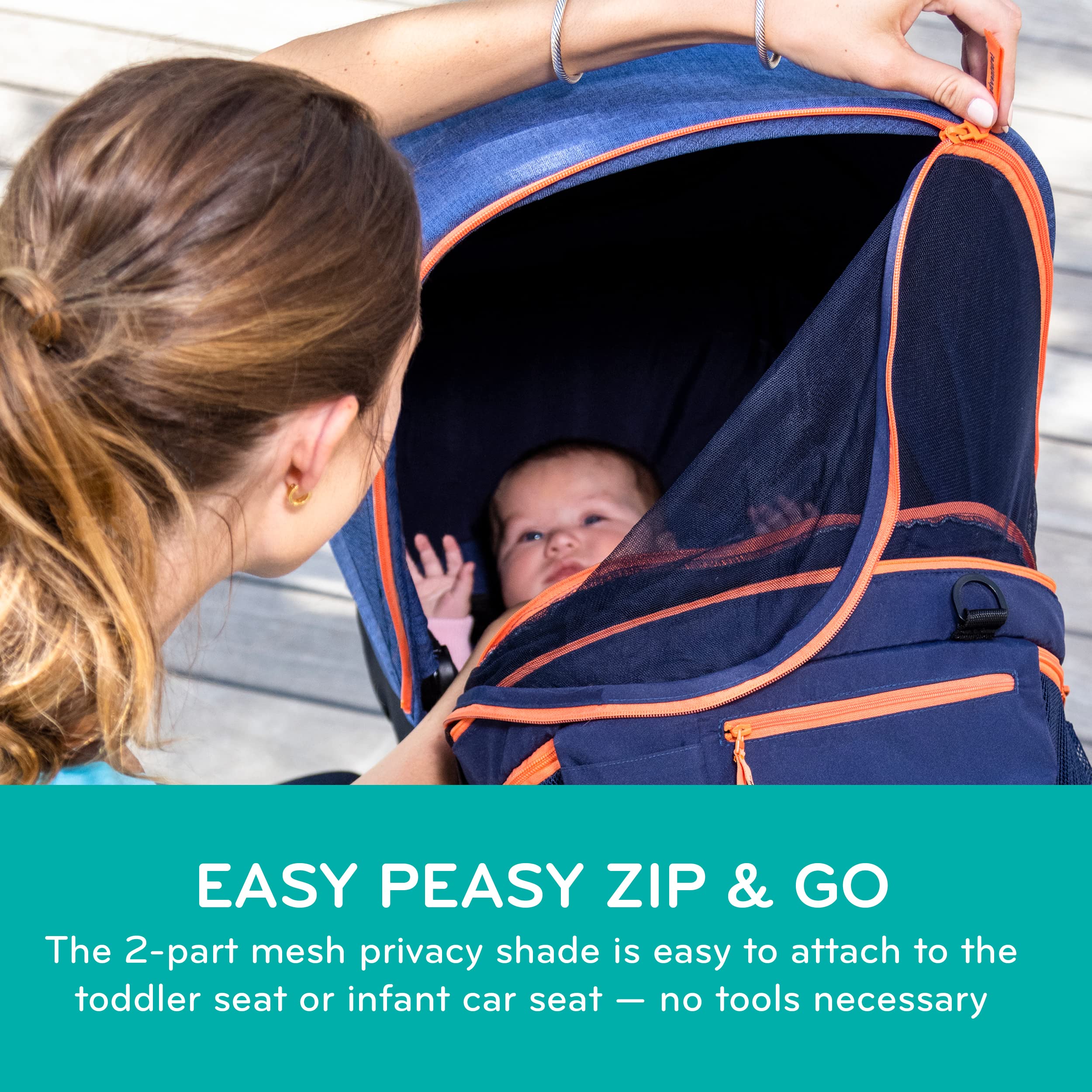 Evenflo Pivot Vizor Travel System with LiteMax Infant Car Seat - Stroller & Car Seat Combo for Newborns to Toddlers (Promenade Blue) | Perfect for Daily Walks, Shopping & Family Outings