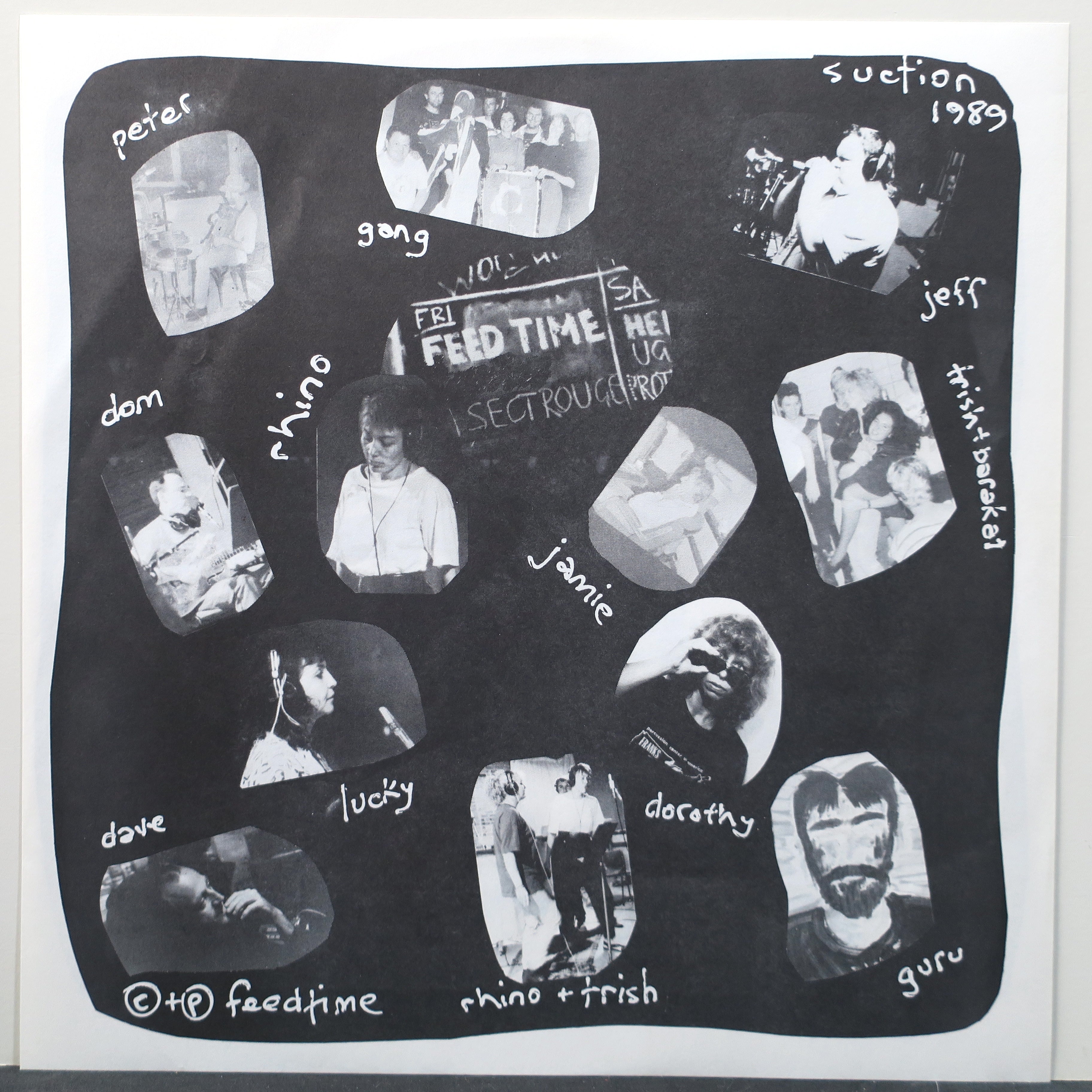 Feedtime 'Suction' 1989 Australian Original Vinyl LP Record - Rare Collectible Punk Rock Album for Music Enthusiasts & Vinyl Collectors