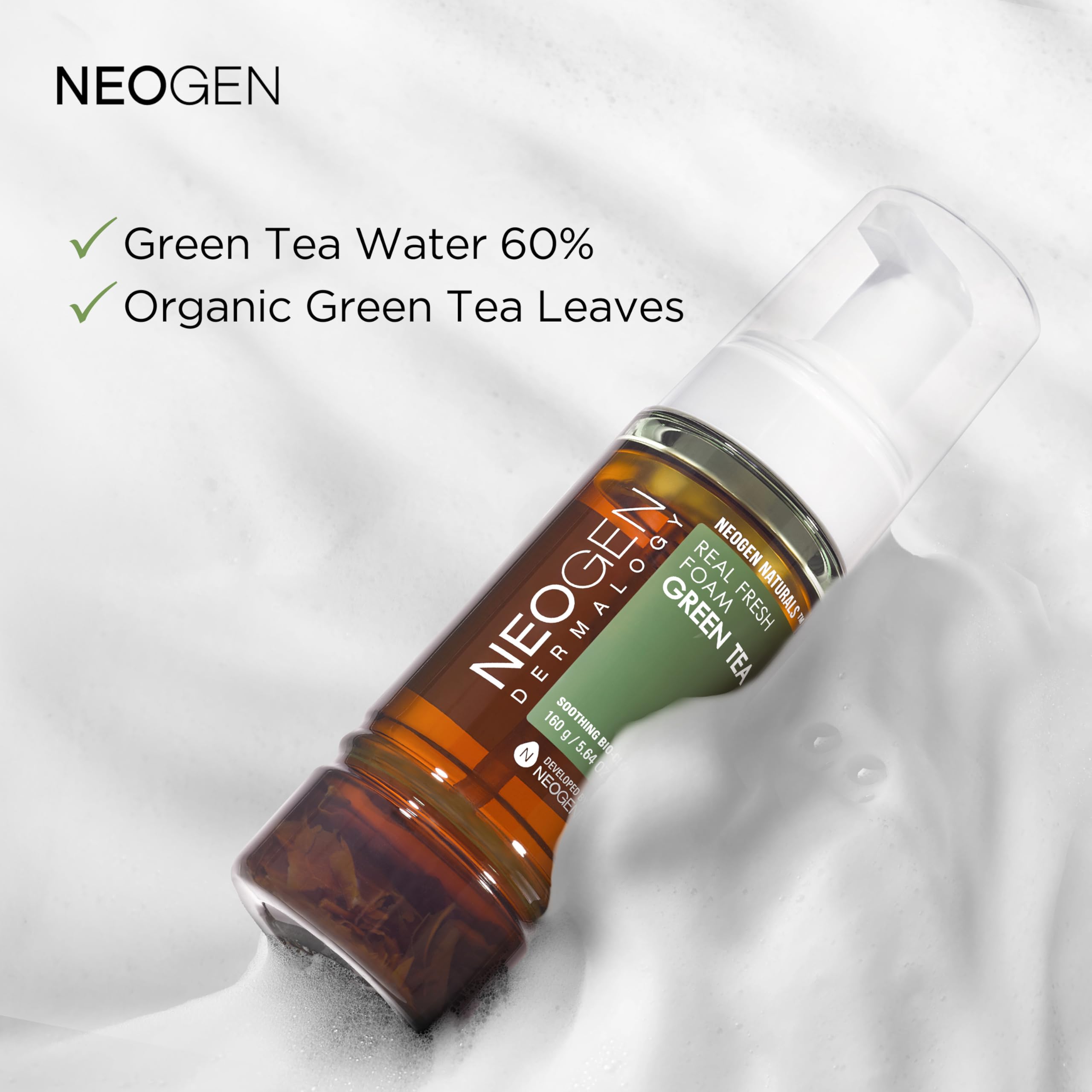 NEOGENLAB DERMALOGY Daily Skincare Duo Set - Foam Cleanser & Essence for Hydration & Brightening | Perfect for Morning & Night Routine