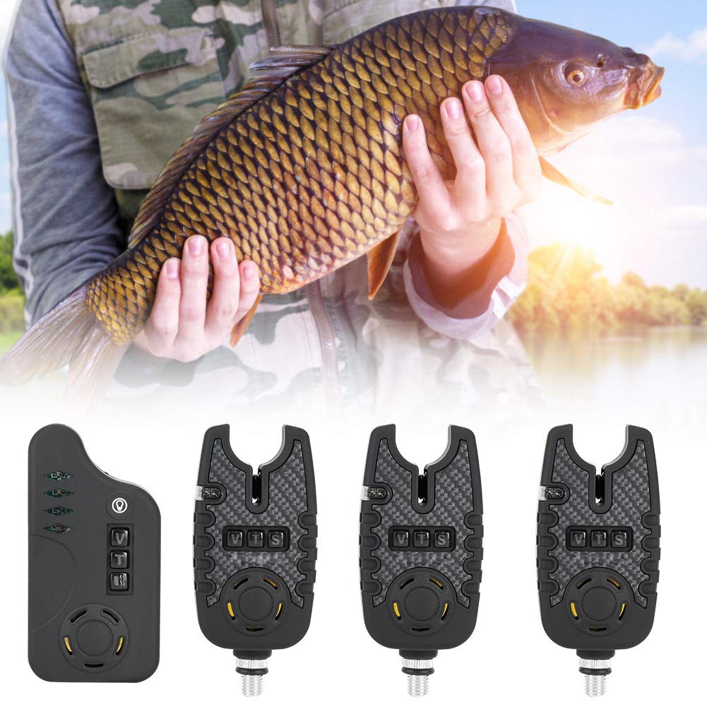 Dilwe Fishing Bite Alarm - ABS Light Fishing Alert & Strike Indicator for Carp Fishing - Perfect for Night Fishing and Bank Fishing Accessories