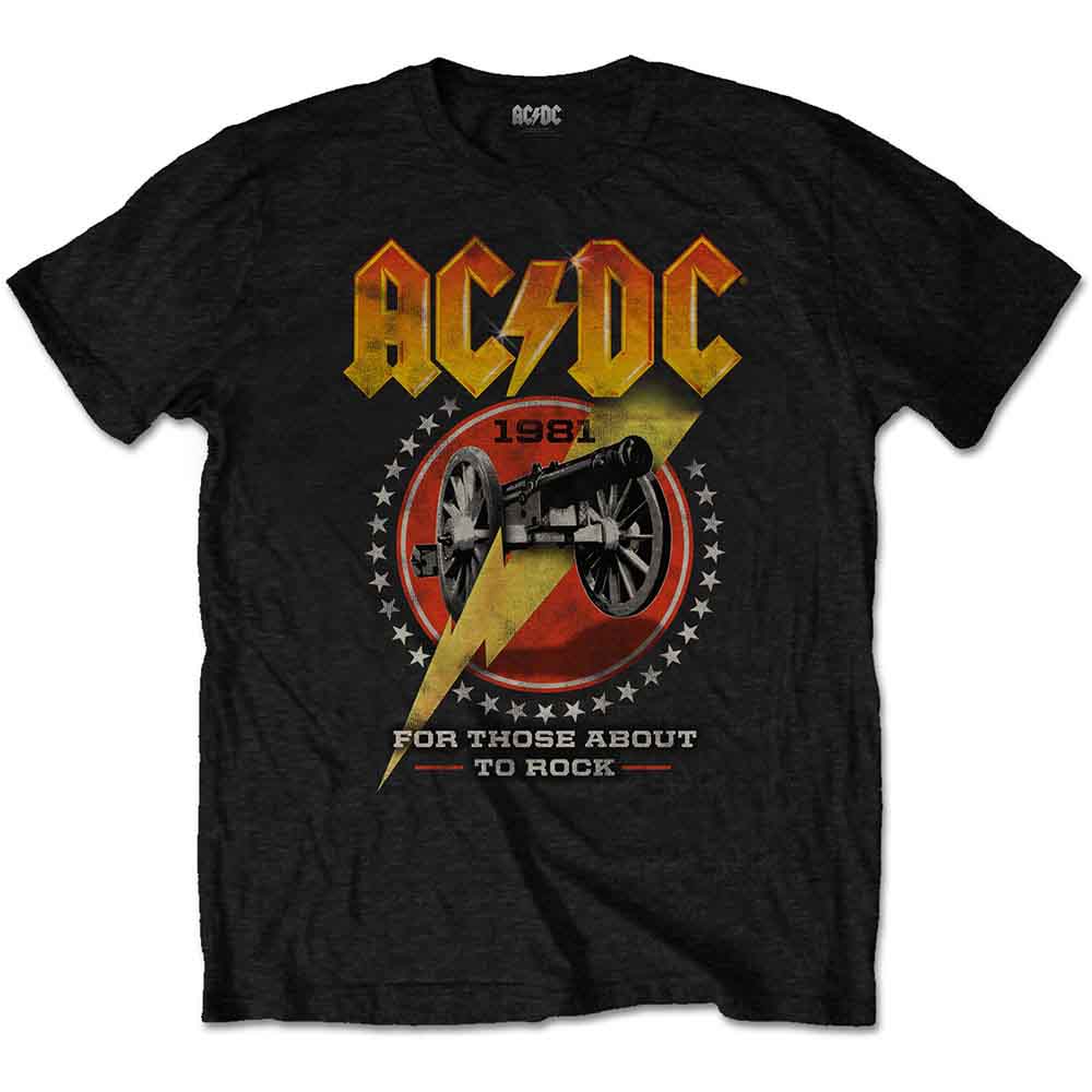 AC/DC FTATR 81 Vintage Rock Band T-Shirt - Classic Tour Concert Tee for Music Fans & Gift Ideas