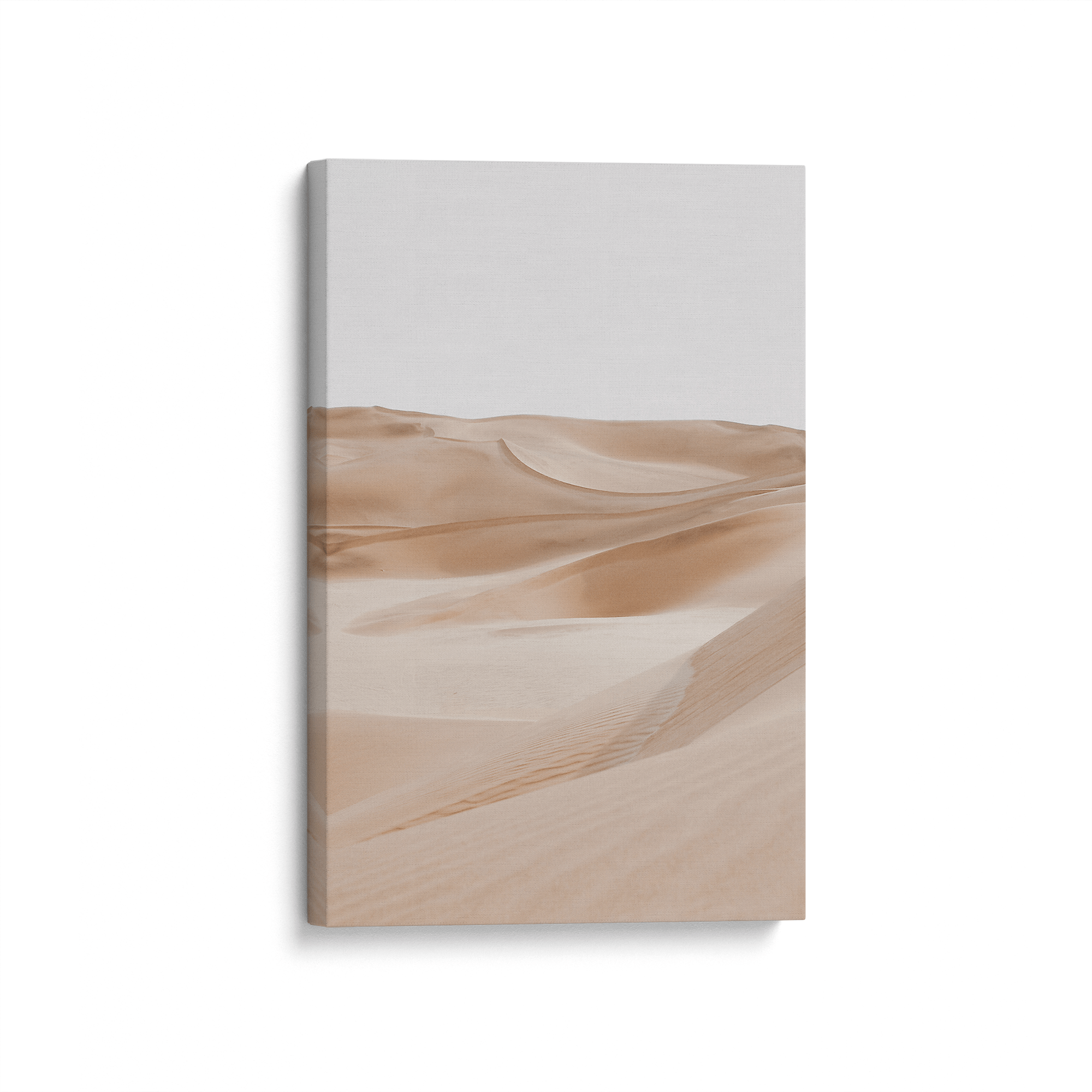 Dune Whispers Canvas Wall Art Print - Desert Landscape Painting for Living Room, Bedroom & Office Decor