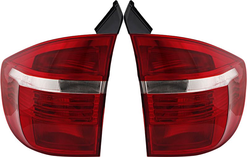 BMW X5 LED Tail Lights Replacement Set - Driver & Passenger Side (2007-2011 Models) - Perfect for Night Driving & Enhanced Vehicle Safety