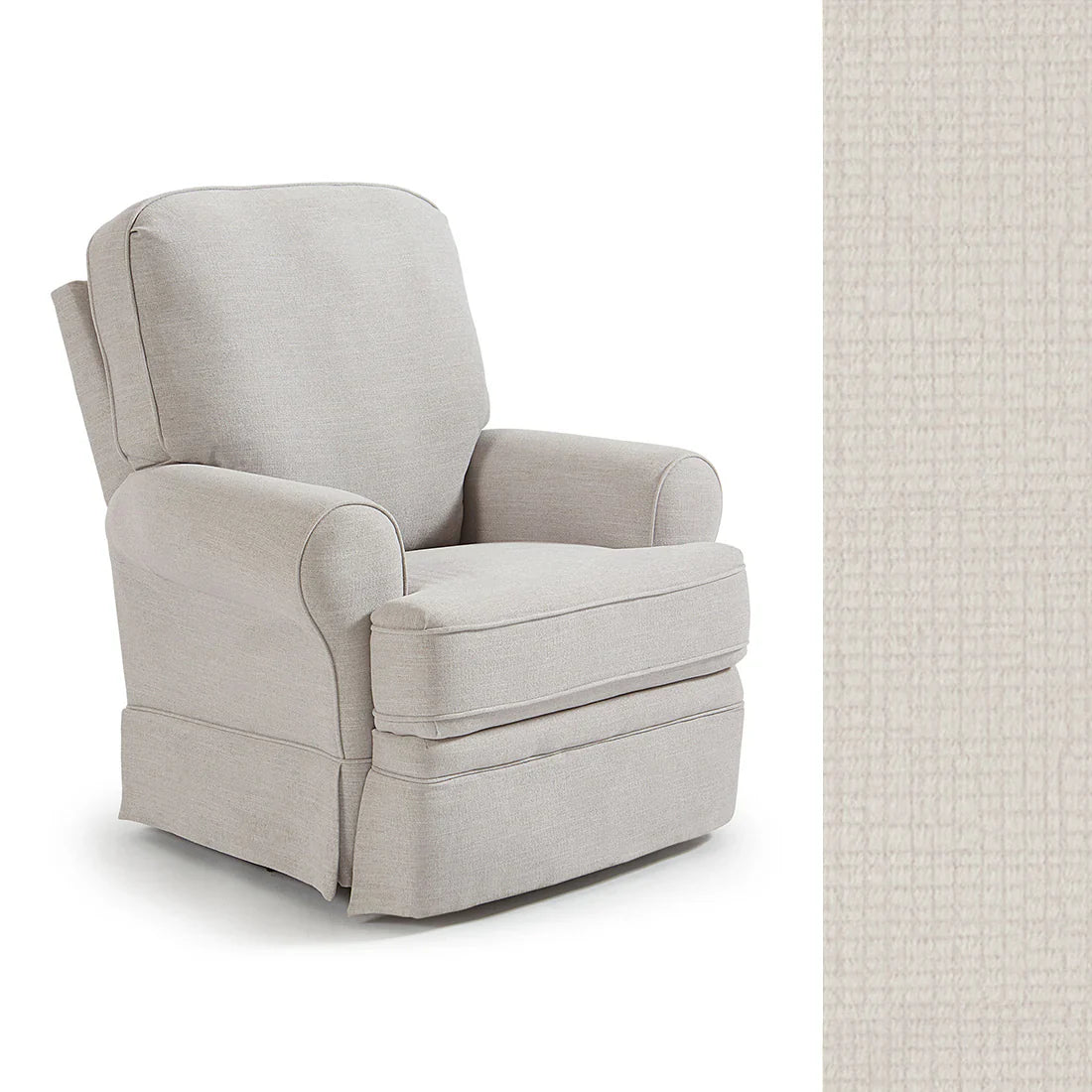 Juliana Swivel Glider Recliner Chair - Best Comfortable Modern Living Room Furniture for Relaxing, Reading & Nursing - Soft Upholstered Accent Chair with Smooth 360° Rotation