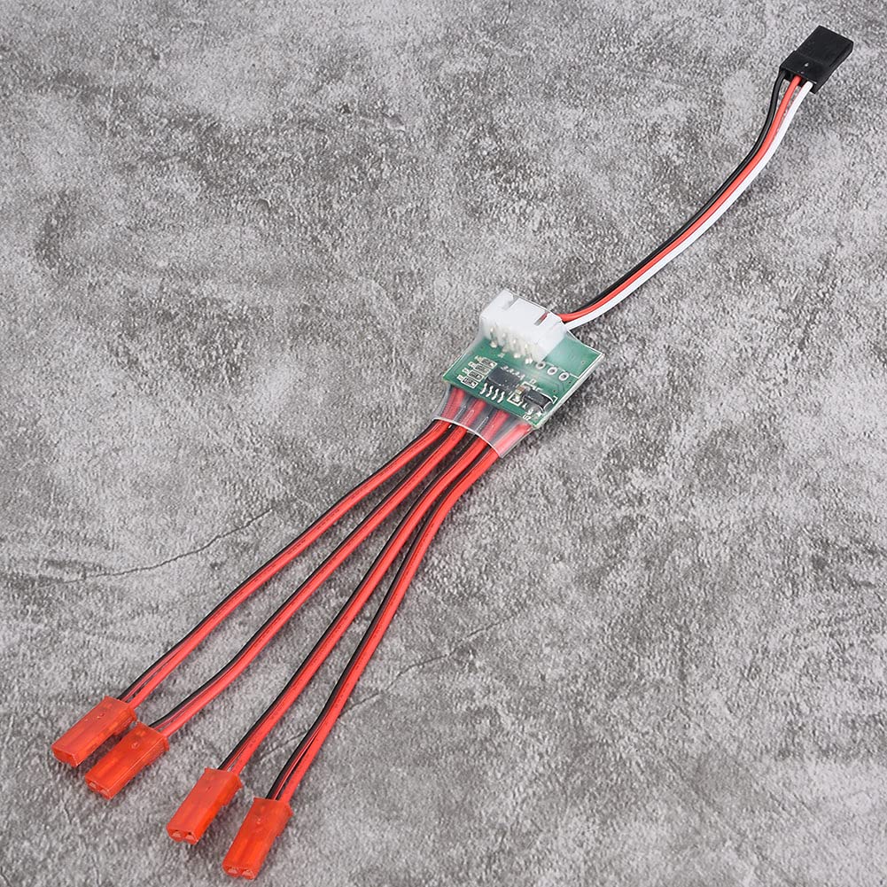 LED Light Bar Controller for RC Aircraft & Model Airplanes - 3S RC LED Light Strip Replacement Upgrade | Perfect for Outdoor RC Toys & Night Flying Scenes