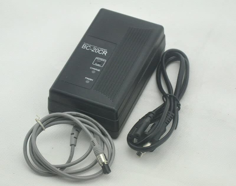 Topcon BT-24Q BT-30Q 2 Pin Battery Charger BC-20CR Replacement - Fast Charging for Surveying Equipment & Construction Tools - Perfect for Field Work & Professional Use