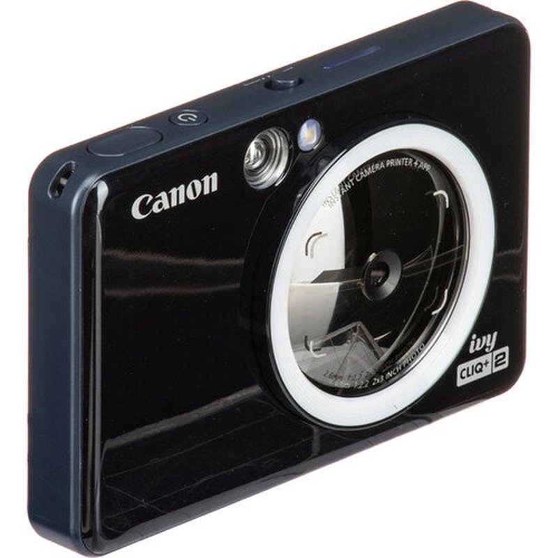 Canon IVY CLIQ2+ Instant Digital Camera & Printer in Midnight Navy - Portable Photo Printing for Travel, Parties & Events