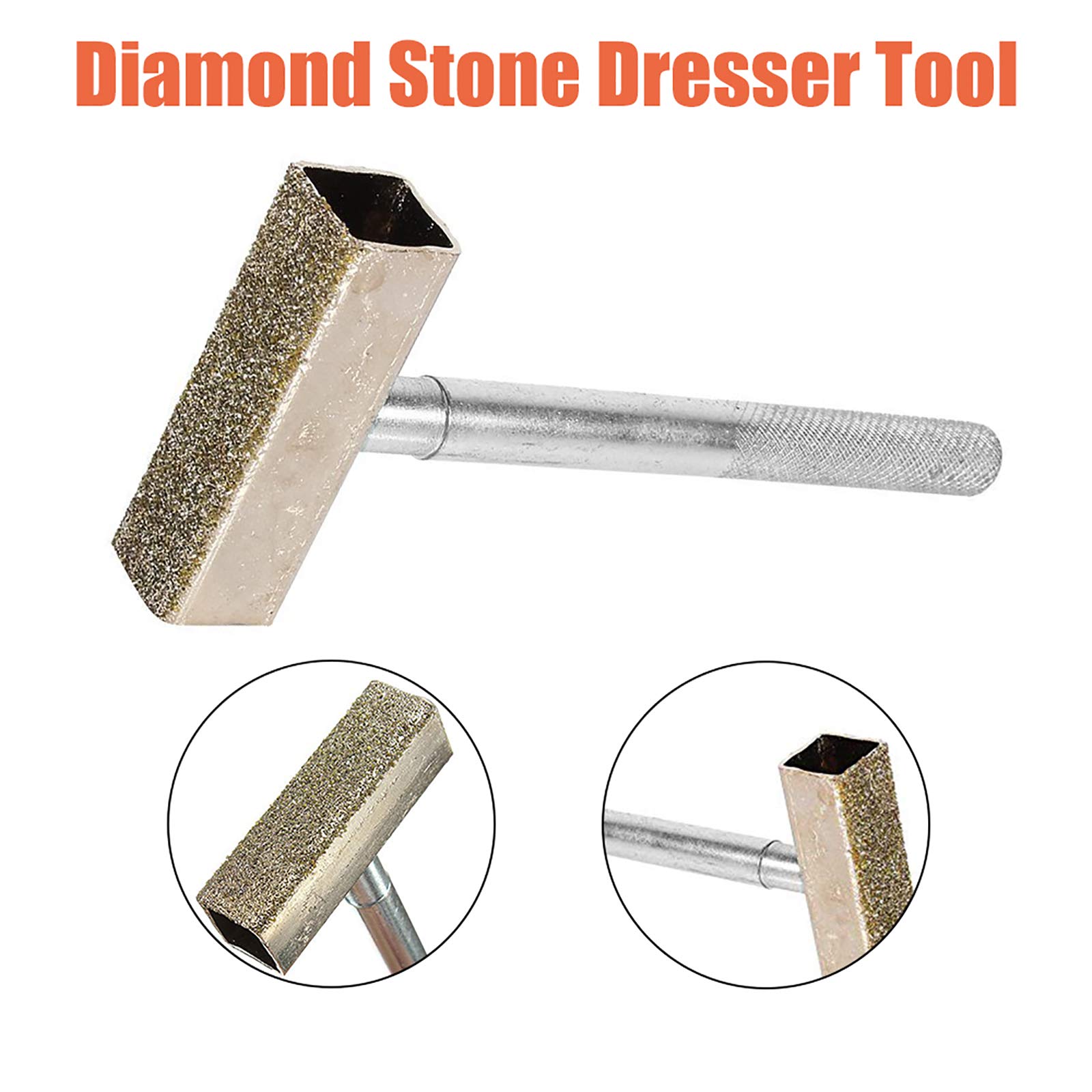 Diamond Stone Dresser Tool - Heavy Duty T-Shaped Diamond Coated Grinding Wheel for Bench Grinder (45-100mm) | Perfect for Sharpening, Resurfacing & Dressing Stones | Ideal for Metalworking, Woodworking & DIY Projects