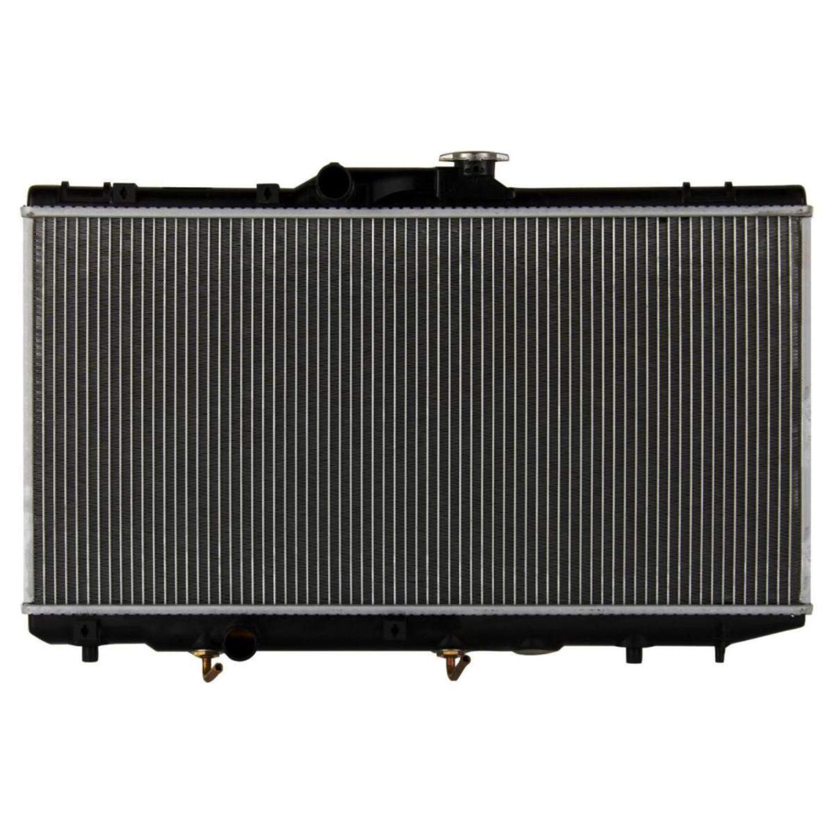 High Performance Automatic Transmission Radiator with Oil Cooler - Compatible with 1993-1997 Geo Prizm 1.6L & Toyota Corolla 1.6L/1.8L L4 - Perfect for Engine Cooling & Transmission Protection in Daily Driving & Hot Weather Conditions