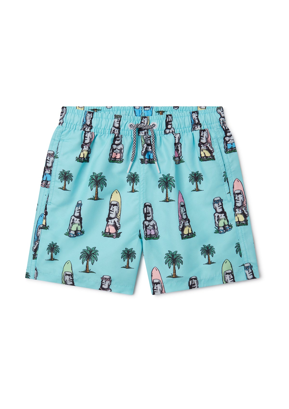 Island Elders Swim Shorts for Men - Father & Son Matching Swimwear Set - Beach, Pool & Vacation Outfits