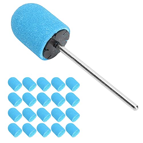 Nail Drill Bit Set - Lightweight Sanding Bits for Salon & Home Manicures (Blue)